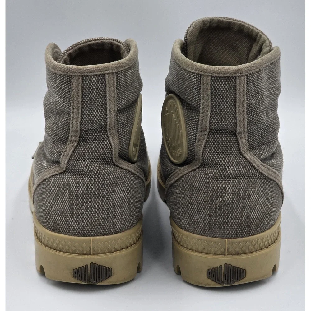 Palladium Women's‎ Pampa Hi Tan Brown Canvas Ankle Boots 5.5